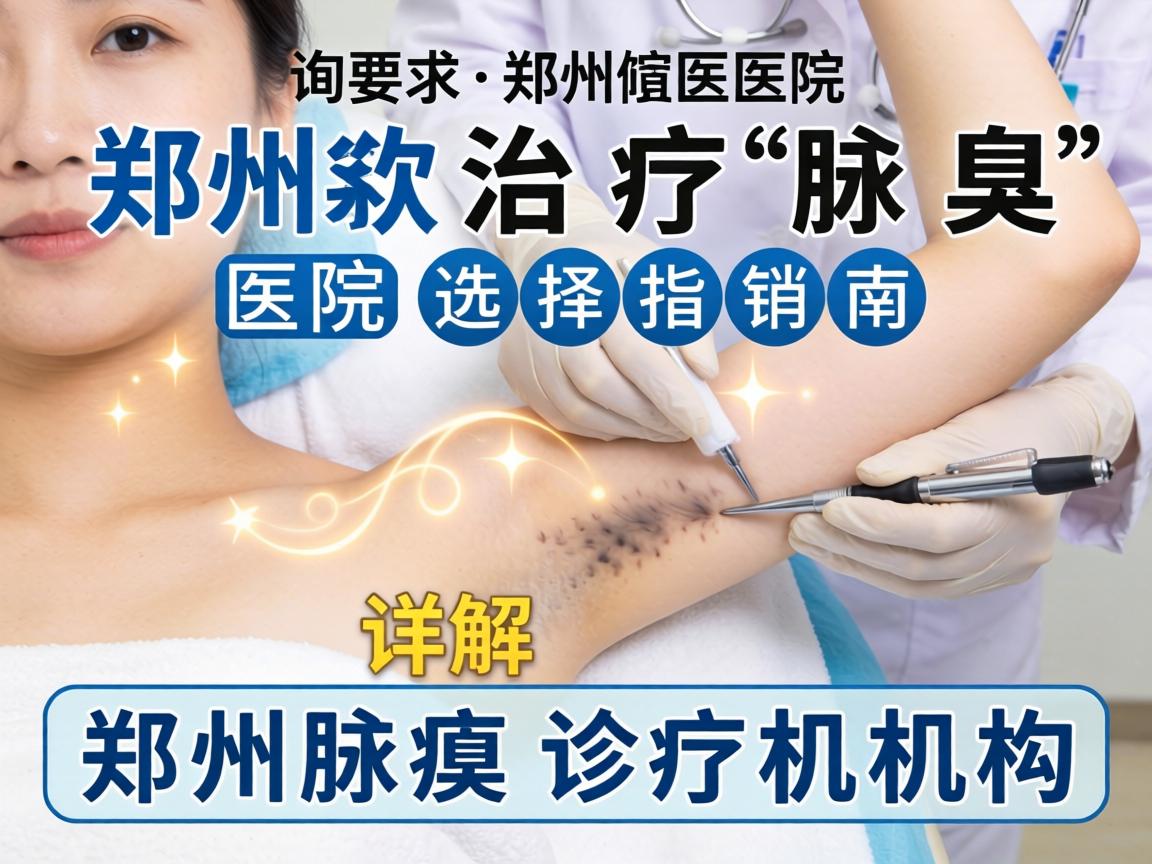 郑州治疗腋臭医院选择指南，详解郑州腋臭诊疗机构