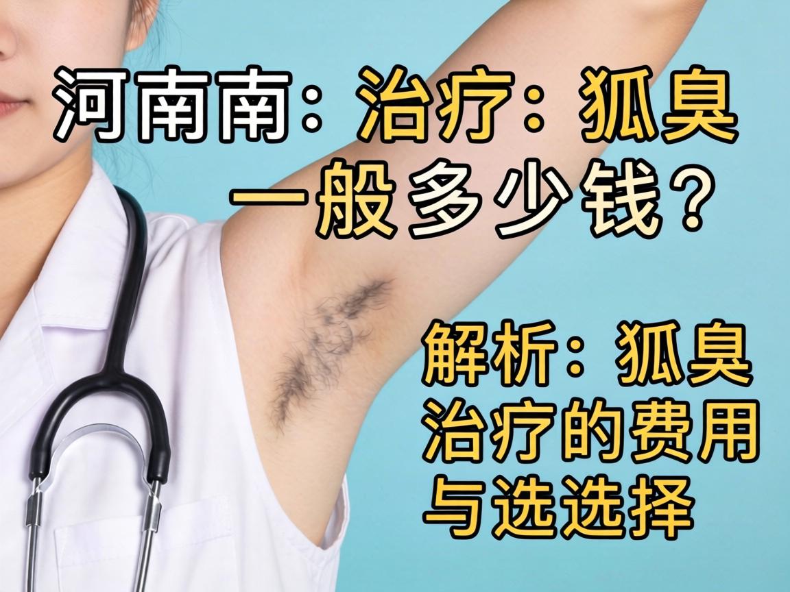 河南治疗狐臭一般多少钱？解析狐臭治疗的费用与选择