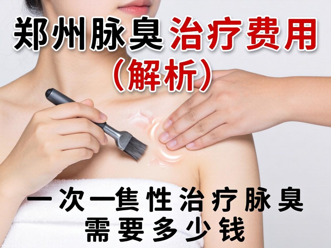 郑州腋臭治疗费用解析，一次性治疗腋臭需要多少钱