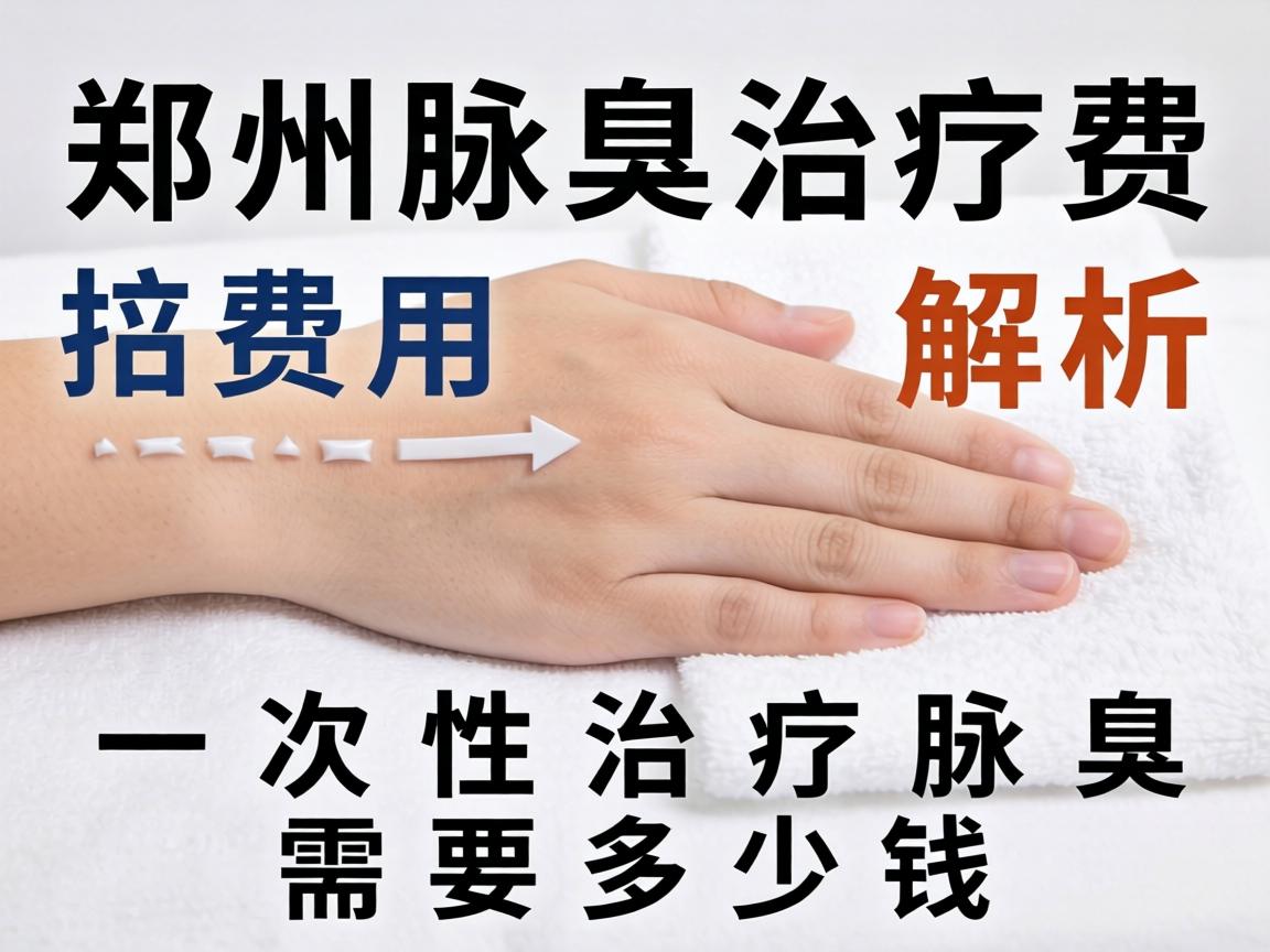 郑州腋臭治疗费用解析，一次性治疗腋臭需要多少钱