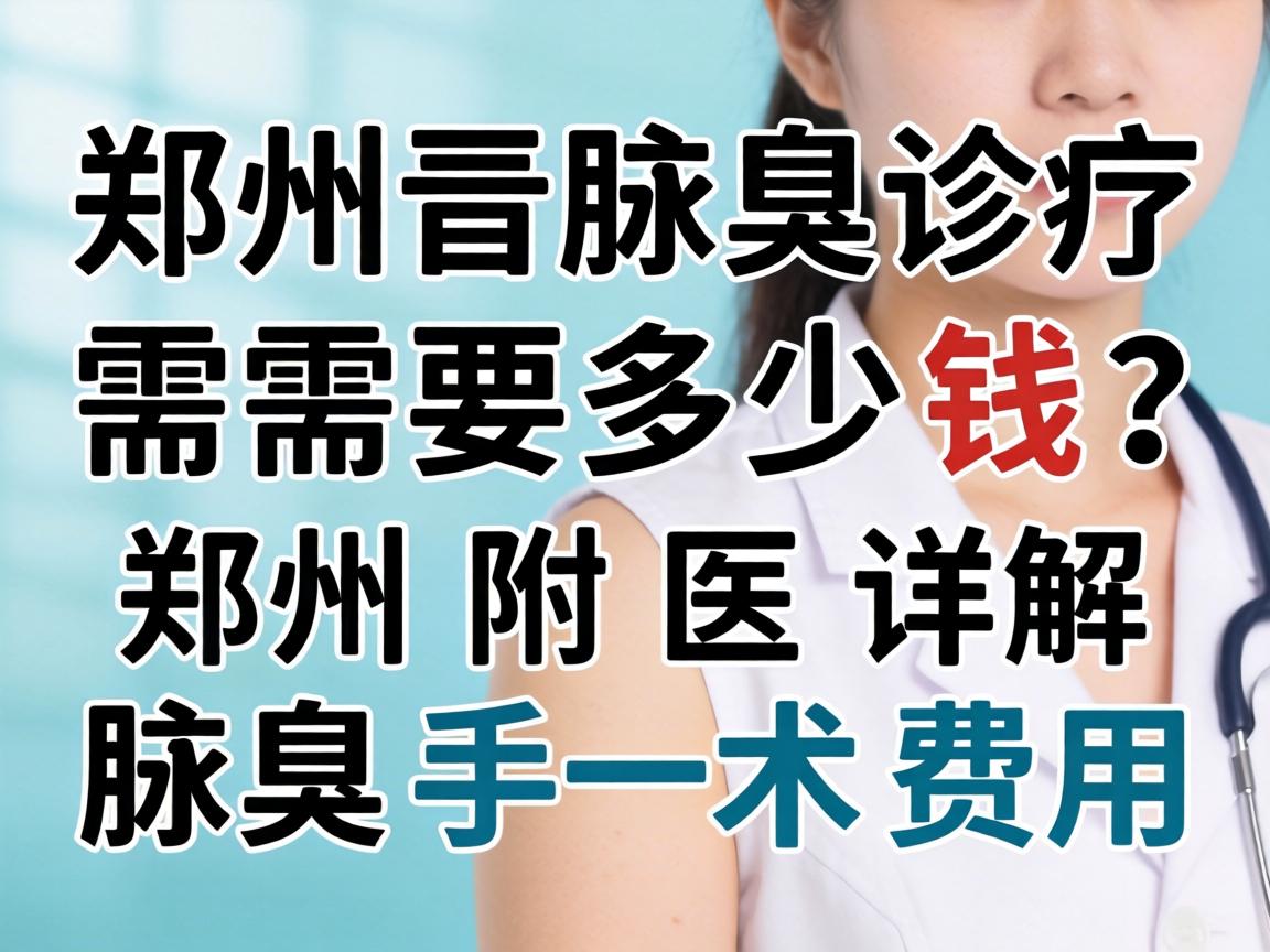 郑州腋臭诊疗需要多少钱？郑州附医详解腋臭手术费用