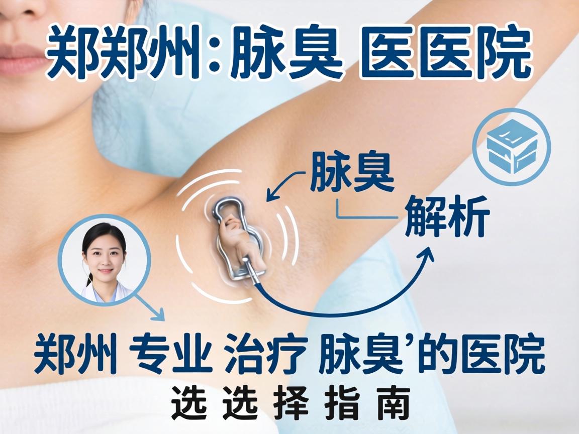 郑州腋臭医院解析，郑州专业治疗腋臭的医院选择指南