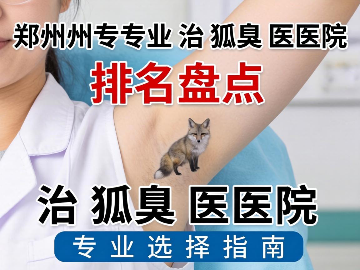 郑州专业治狐臭医院排名盘点，治狐臭医院专业选择指南