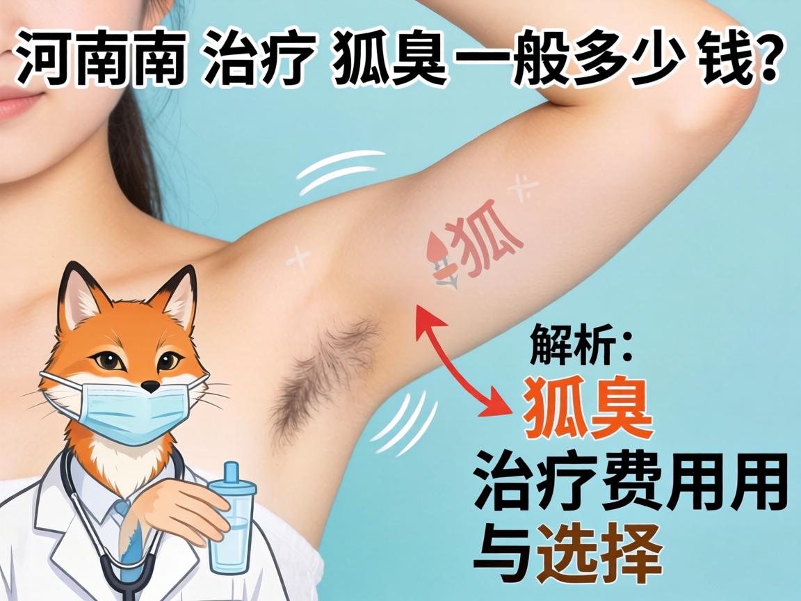 河南治疗狐臭一般多少钱？解析狐臭治疗费用与选择