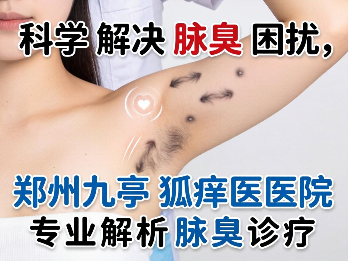 科学解决腋臭困扰，郑州九亭狐臭医院专业解析腋臭诊疗