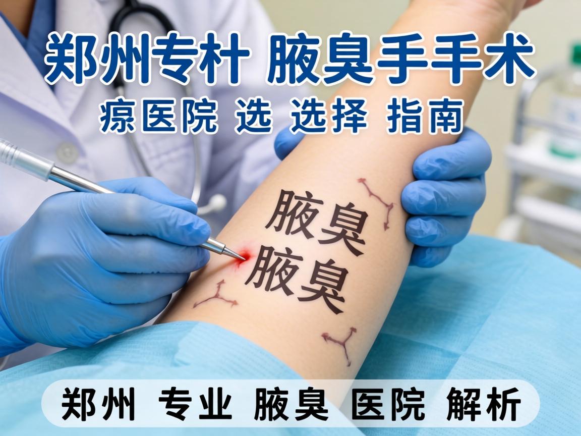 郑州腋臭手术医院选择指南,郑州专业腋臭医院解析 郑州腋臭手术医院选择指南,郑州专业腋臭医院解析