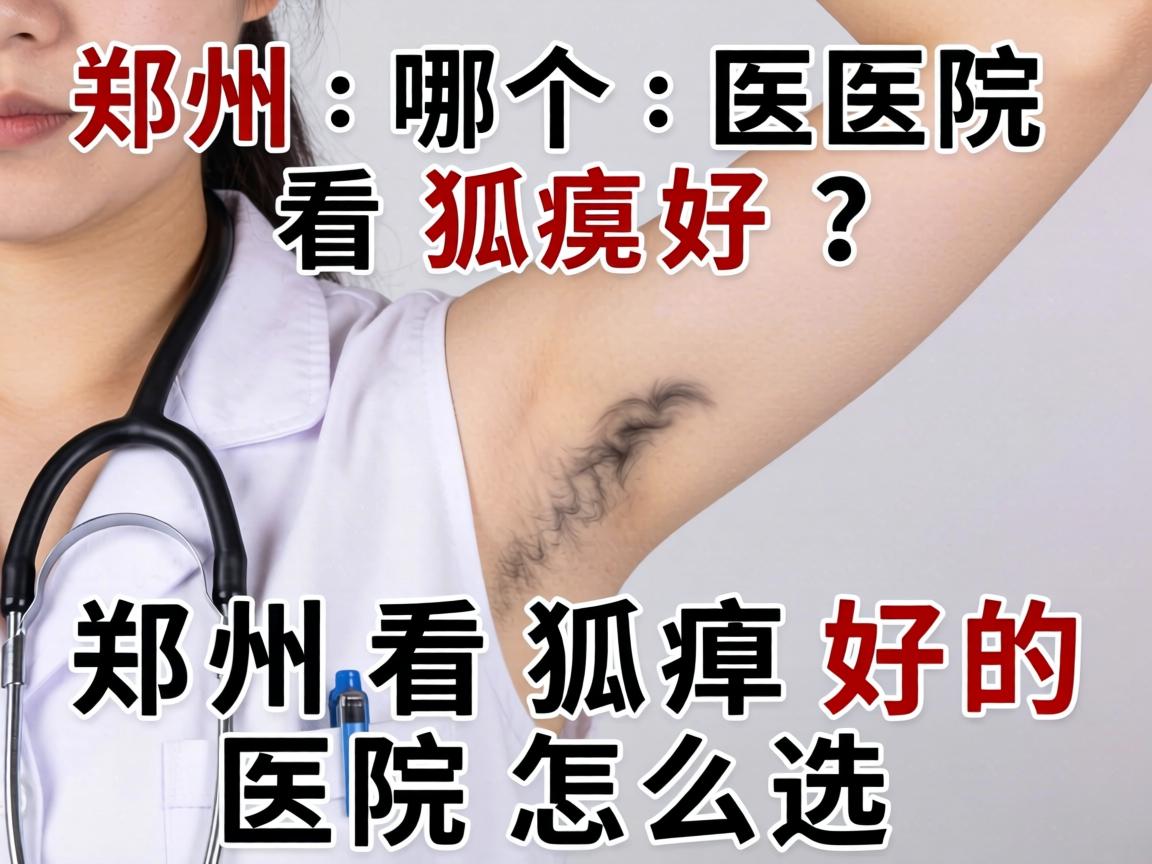 郑州哪个医院看狐臭好？郑州看狐臭好的医院怎么选