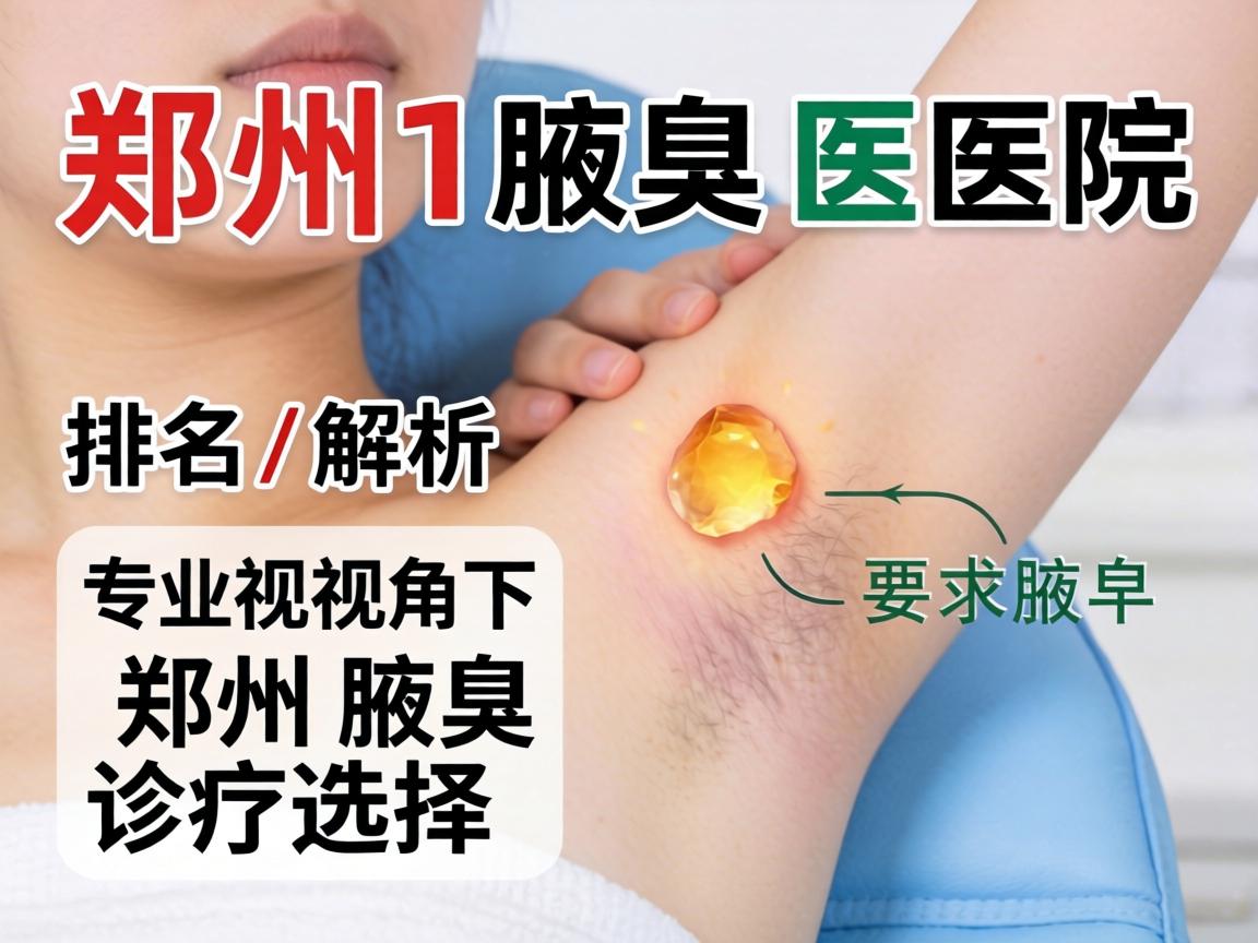 郑州腋臭医院排名解析，专业视角下的郑州腋臭诊疗选择