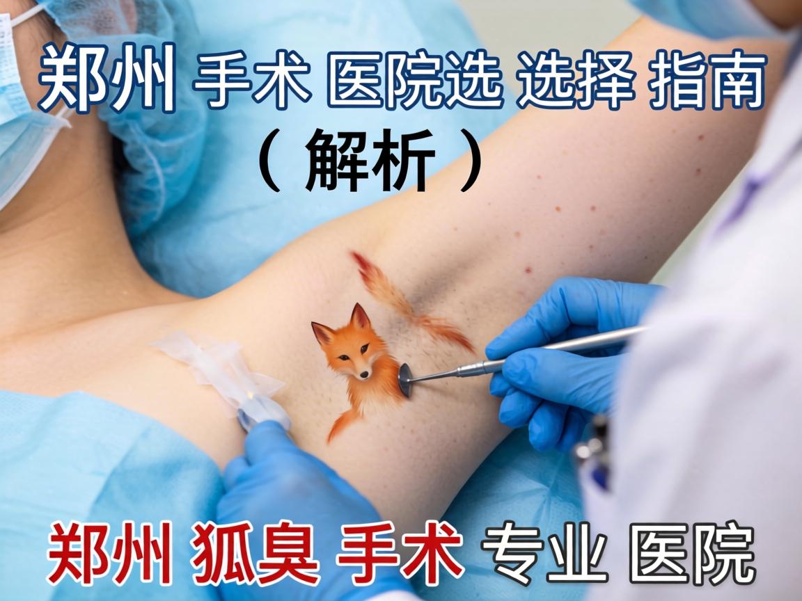 郑州狐臭手术医院选择指南,解析郑州狐臭手术专业医院 郑州狐臭手术医院选择指南,解析郑州狐臭手术专业医院