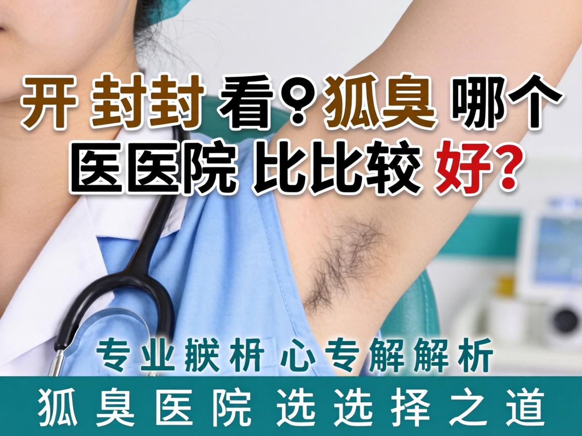 开封看狐臭哪个医院比较好？专业解析狐臭医院选择之道
