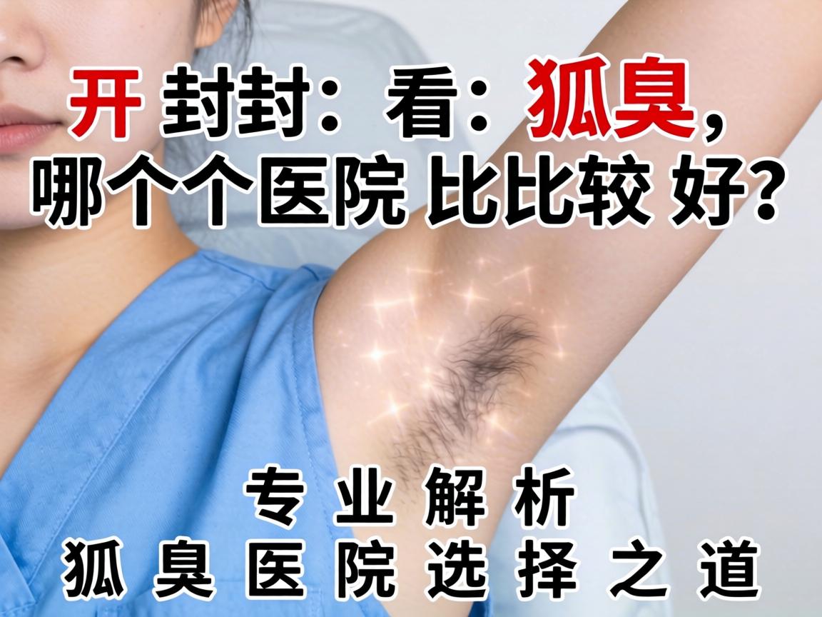 开封看狐臭哪个医院比较好？专业解析狐臭医院选择之道