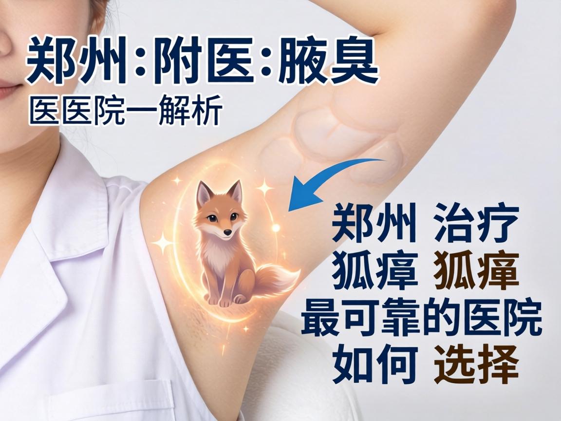 郑州附医腋臭医院解析，郑州治疗狐臭最可靠的医院如何选择