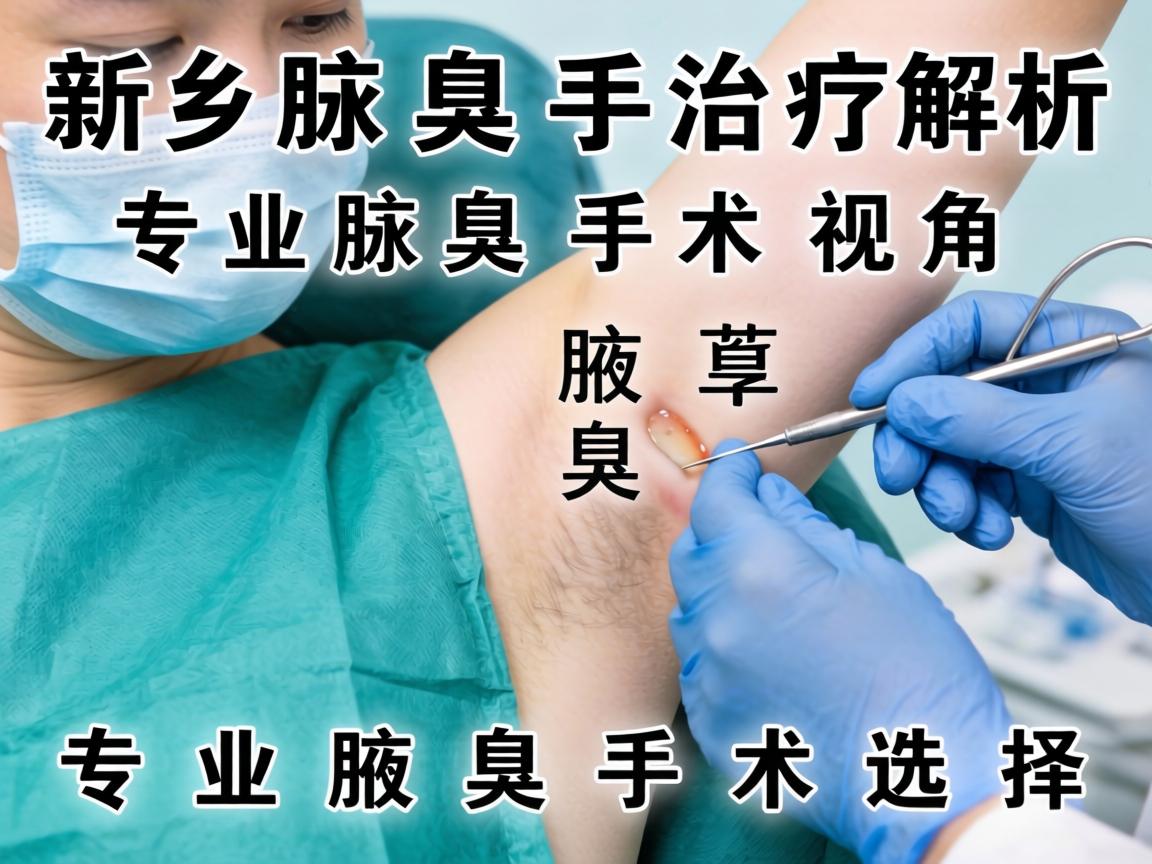 新乡腋臭手术治疗解析，专业视角下的腋臭手术选择