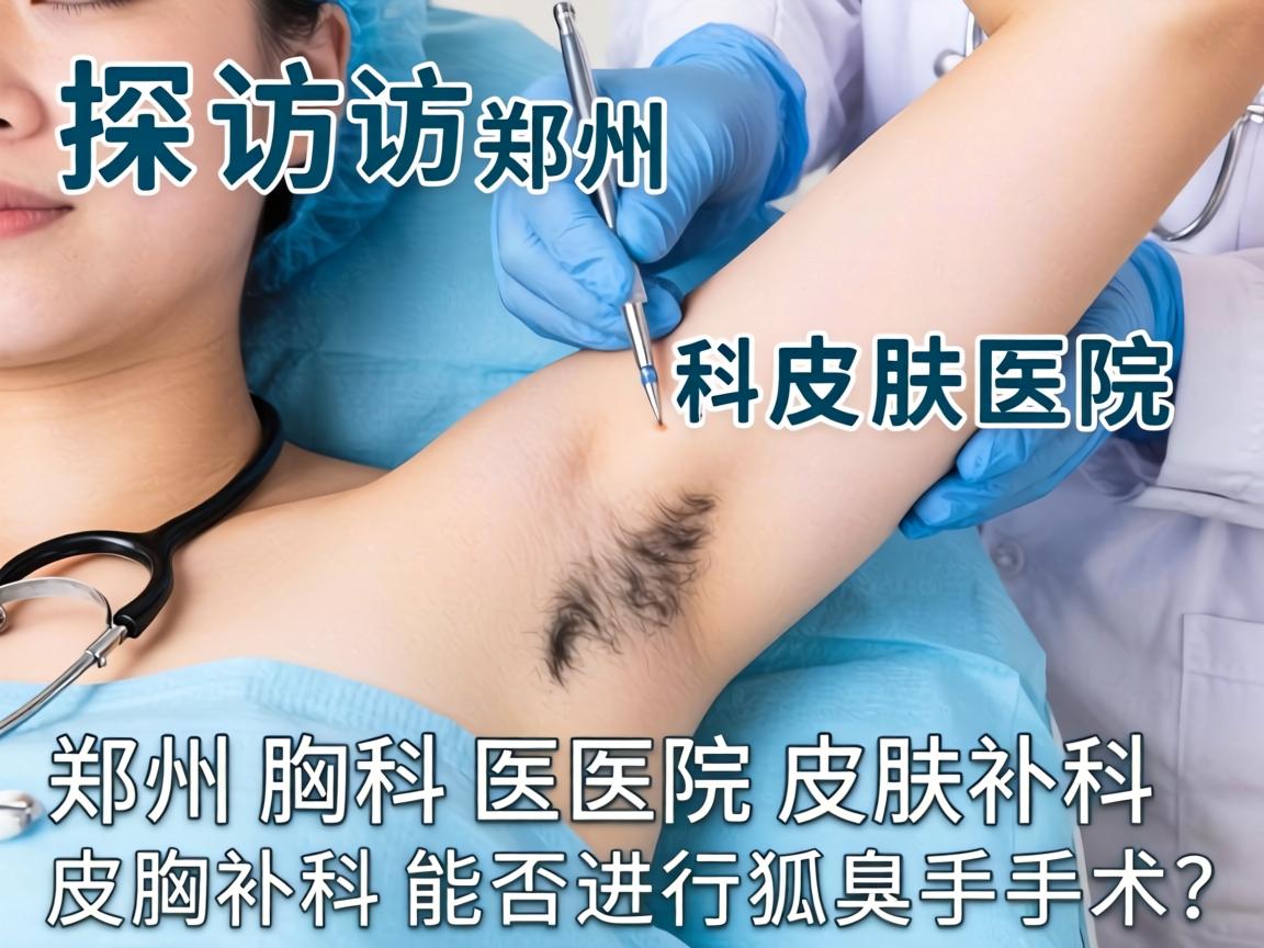 探访郑州胸科医院皮肤科，郑州胸科医院皮肤科能否进行狐臭手术？