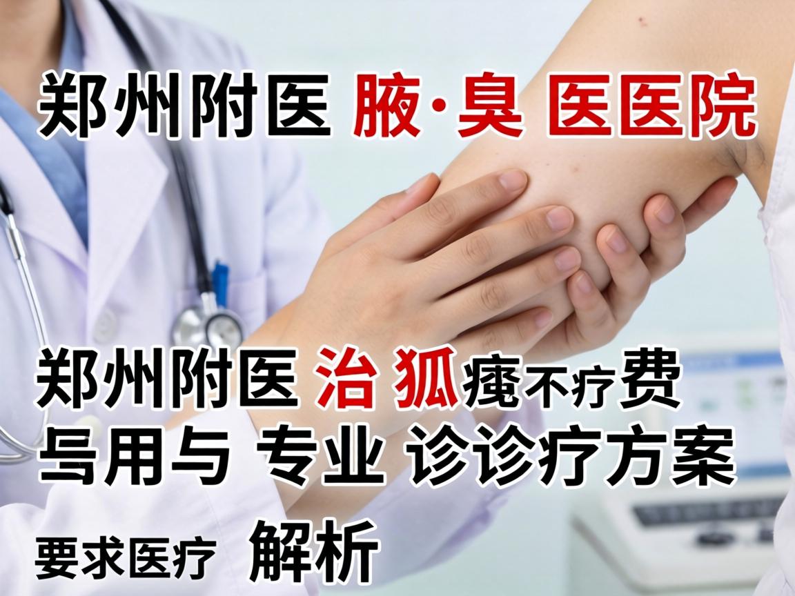郑州附医腋臭医院解析，郑州附医治狐臭费用与专业诊疗方案
