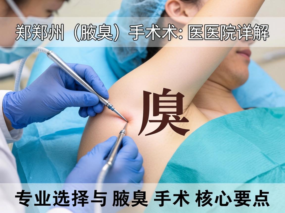 郑州腋臭手术医院详解，专业选择与腋臭手术核心要点