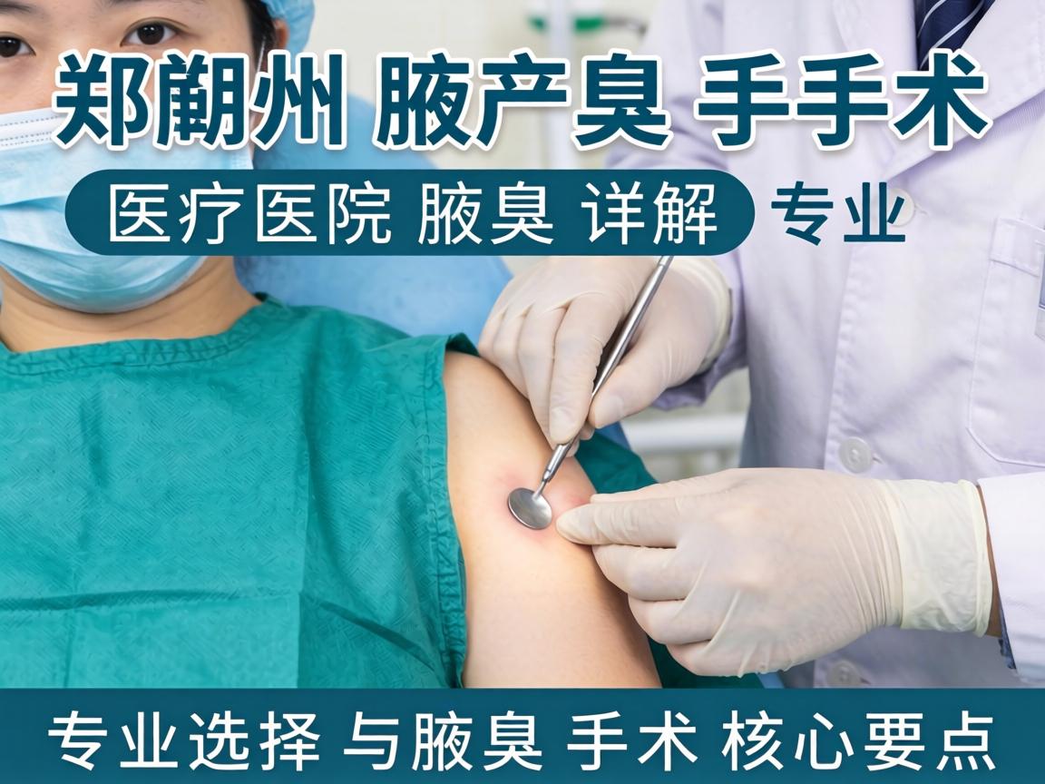 郑州腋臭手术医院详解，专业选择与腋臭手术核心要点