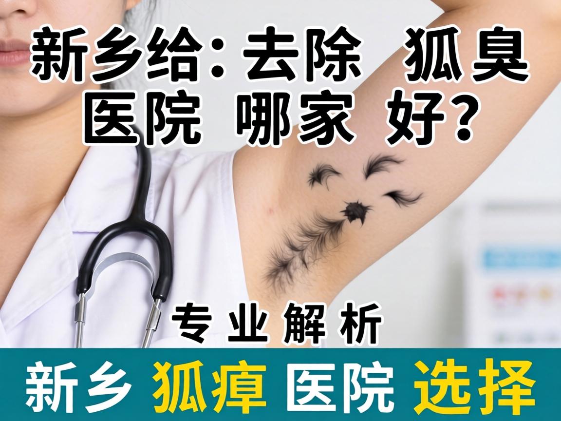 新乡去除狐臭医院哪家好？专业解析新乡狐臭医院选择