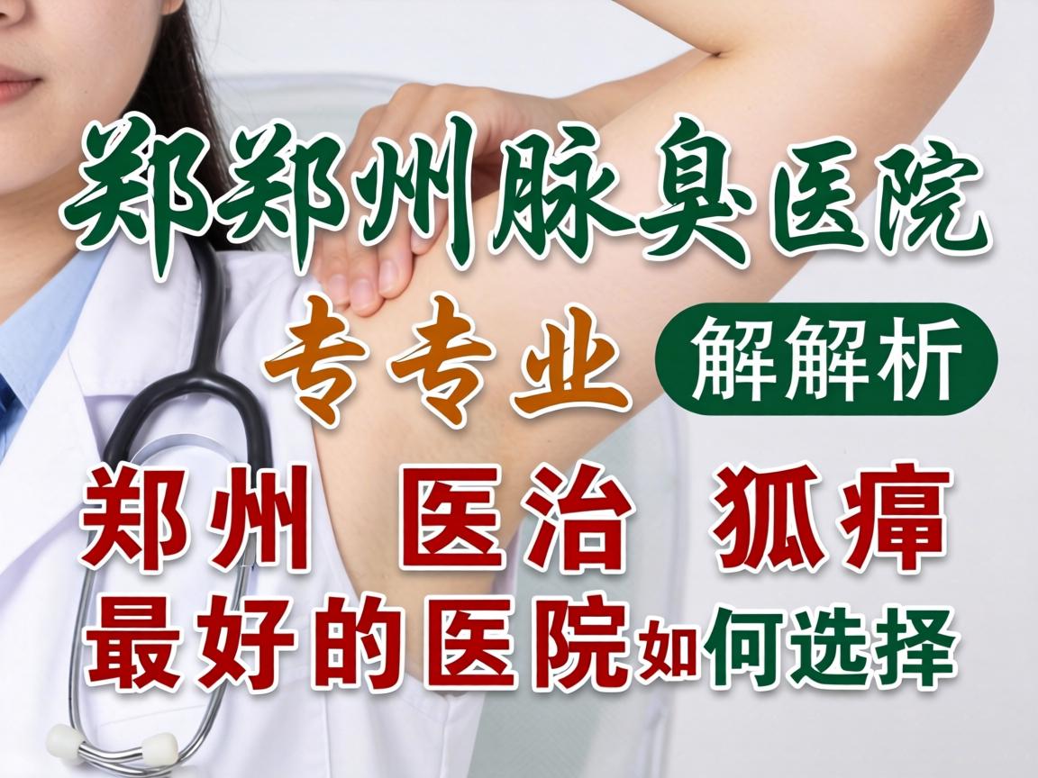 郑州腋臭医院专业解析，郑州医治狐臭最好的医院如何选择