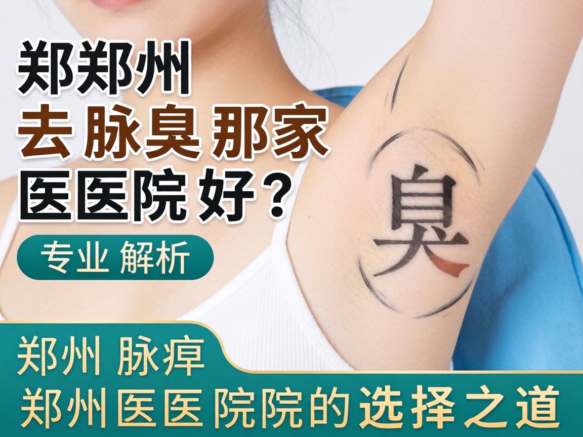 郑州去腋臭那家医院好？专业解析郑州腋臭医院的选择之道