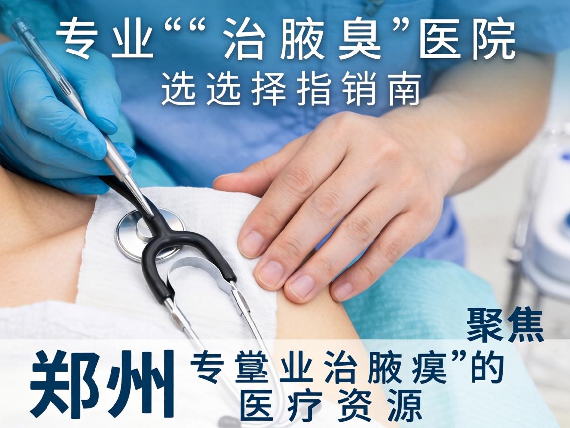 专业治腋臭医院选择指南，聚焦郑州专业治腋臭的医疗资源