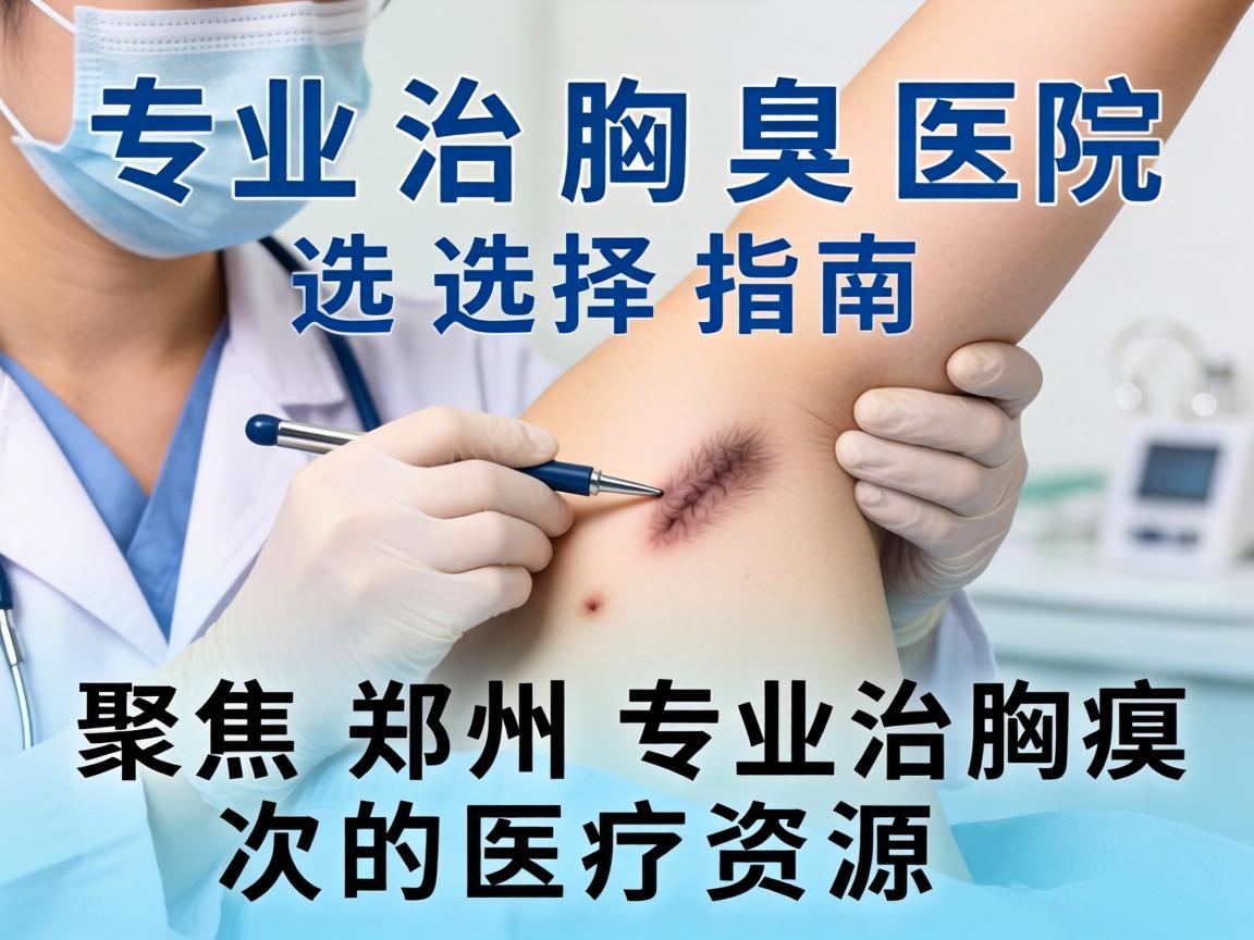 专业治腋臭医院选择指南，聚焦郑州专业治腋臭的医疗资源