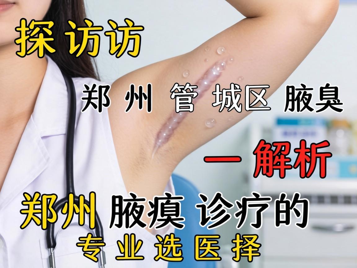 探访郑州管城区腋臭医院，解析郑州腋臭诊疗的专业选择