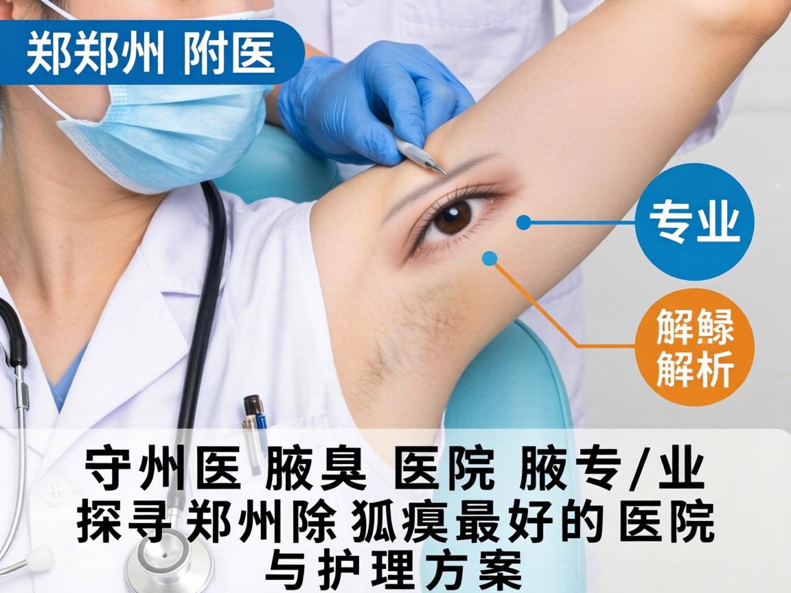 郑州附医腋臭医院专业解析，探寻郑州除狐臭最好的医院与护理方案