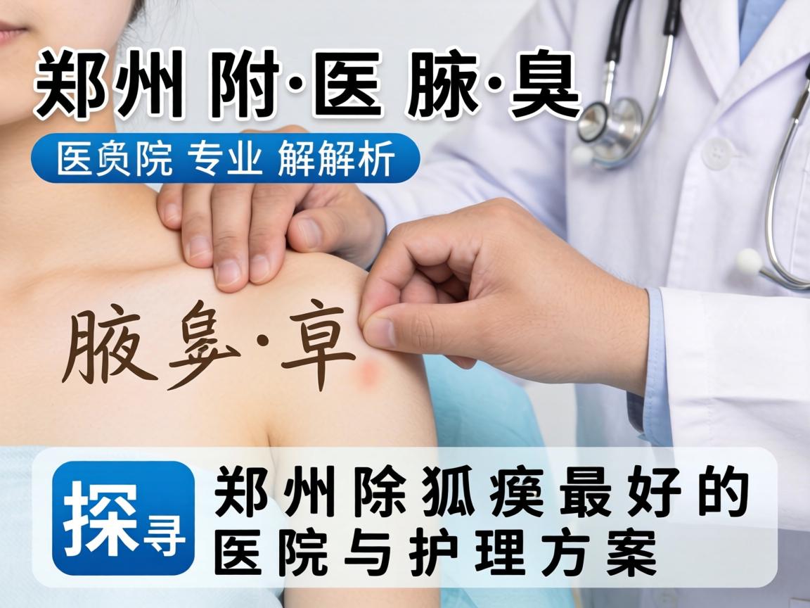 郑州附医腋臭医院专业解析，探寻郑州除狐臭最好的医院与护理方案
