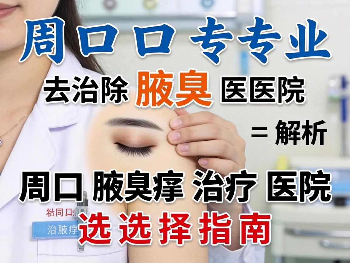 周口专业去除腋臭医院解析，周口腋臭治疗医院选择指南