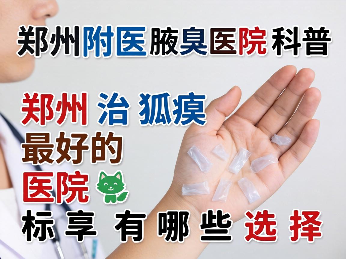 郑州附医腋臭医院科普，郑州治狐臭最好的医院有哪些选择标准