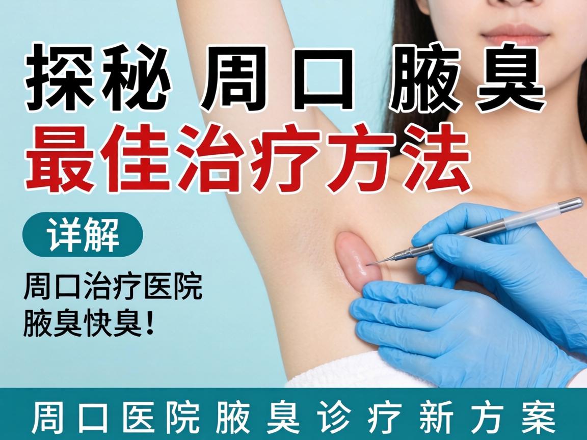 探秘周口腋臭最佳治疗方法 详解周口医院腋臭诊疗新方案