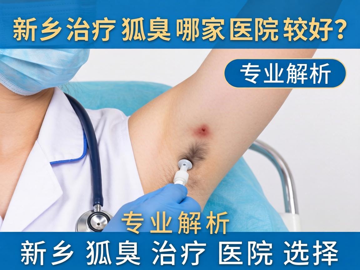 新乡治疗狐臭哪家医院较好？专业解析新乡狐臭治疗医院选择
