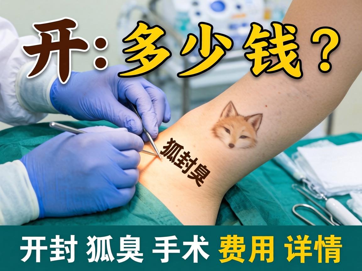 开封狐臭手术多少钱？解析开封狐臭手术费用详情