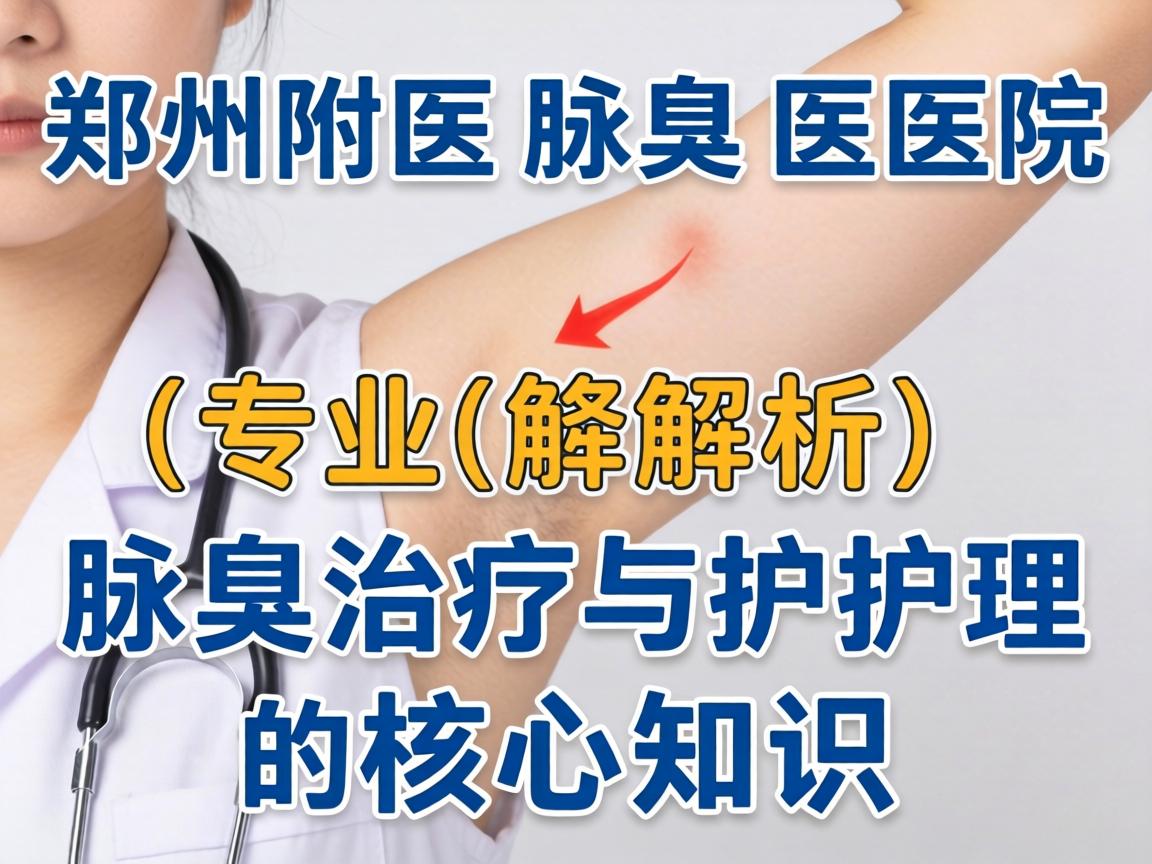郑州附医腋臭医院专业解析，腋臭治疗与护理的核心知识
