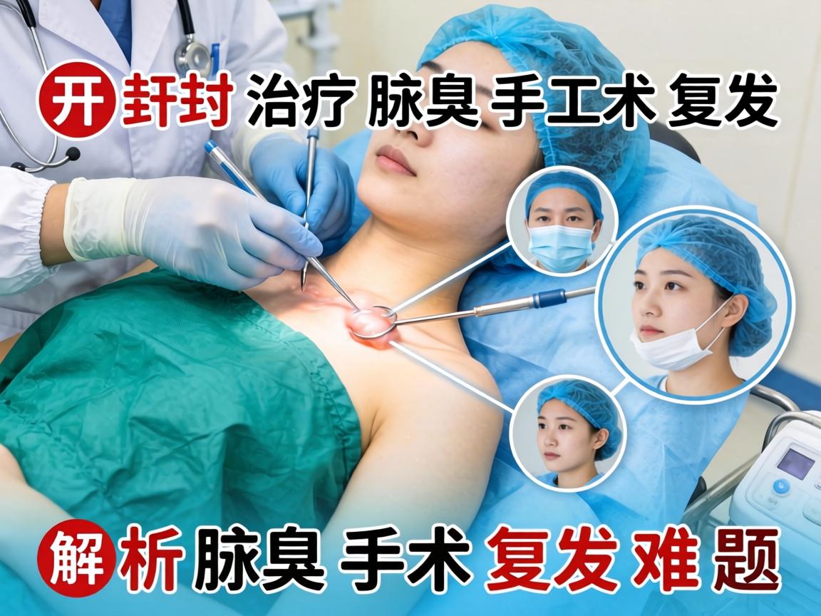开封治疗腋臭手术复发 解析腋臭手术复发难题