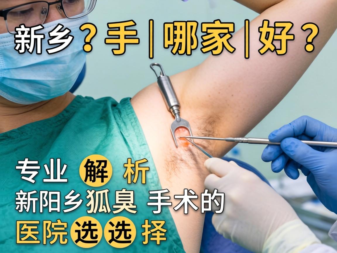 新乡狐臭手术哪家好？专业解析新乡狐臭手术的医院选择