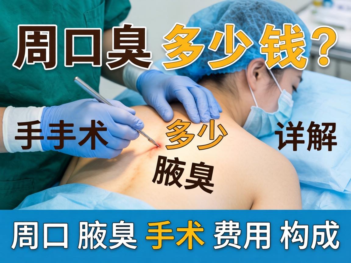 周口腋臭手术多少钱？详解周口腋臭手术费用构成