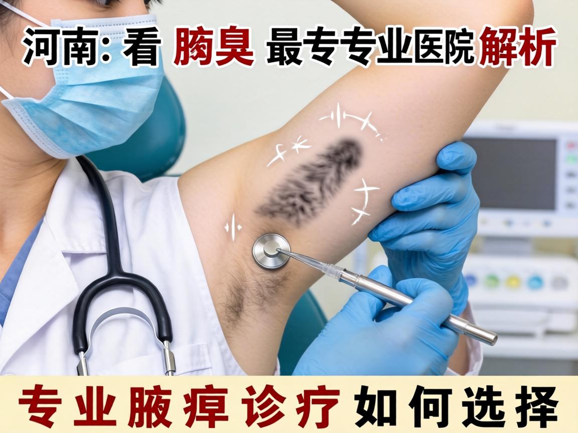 河南看腋臭最专业医院解析，专业腋臭诊疗如何选择