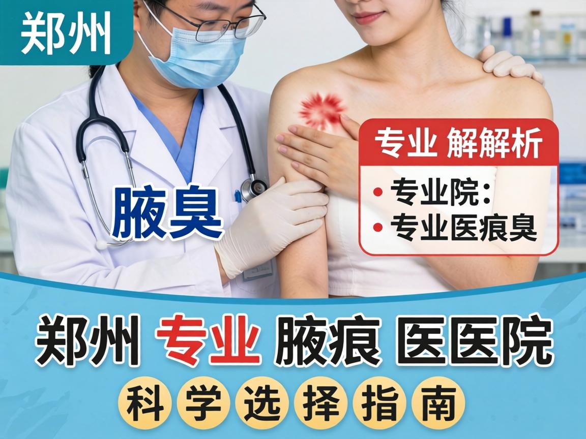 郑州腋臭医院专业解析，郑州专业腋臭医院的科学选择指南