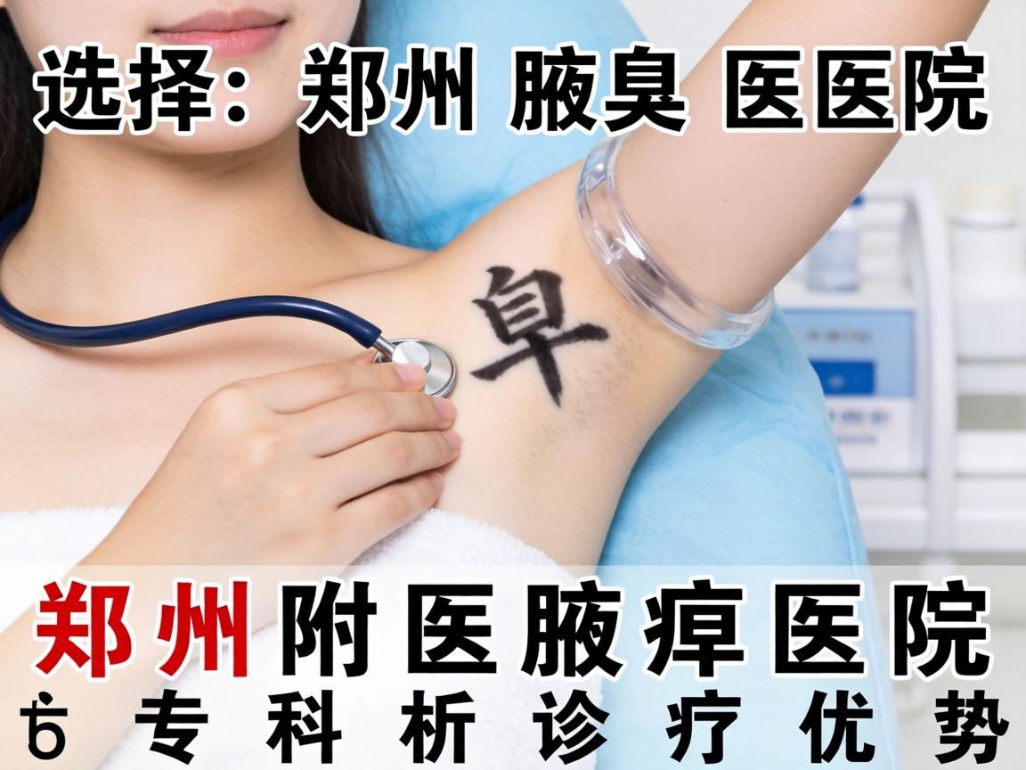 选择郑州腋臭医院，解析郑州附医腋臭医院的专科诊疗优势