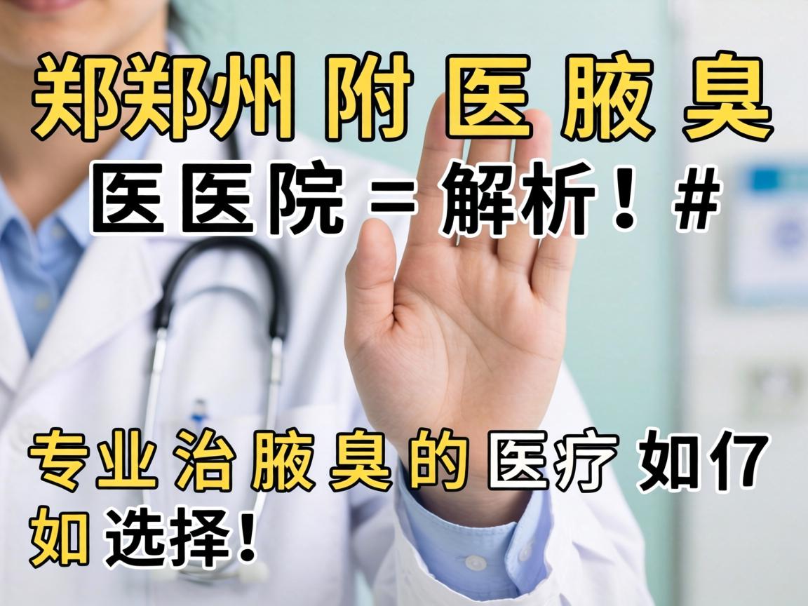 郑州附医腋臭医院解析,专业治腋臭的医院如何选择 郑州附医腋臭医院解析,专业治腋臭的医院如何选择