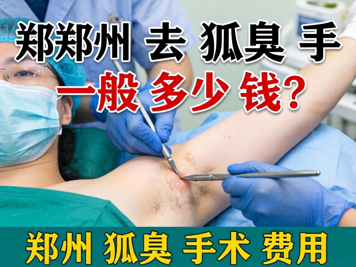 郑州去狐臭手术一般多少钱？详解郑州狐臭手术费用