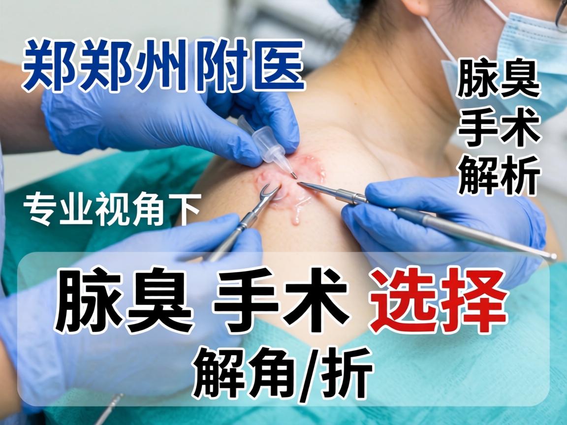 郑州附医腋臭手术解析,专业视角下的腋臭手术选择 郑州附医腋臭手术解析,专业视角下的腋臭手术选择