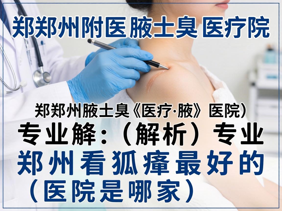 郑州附医腋臭医院专业解析，郑州看狐臭最好的医院是哪家