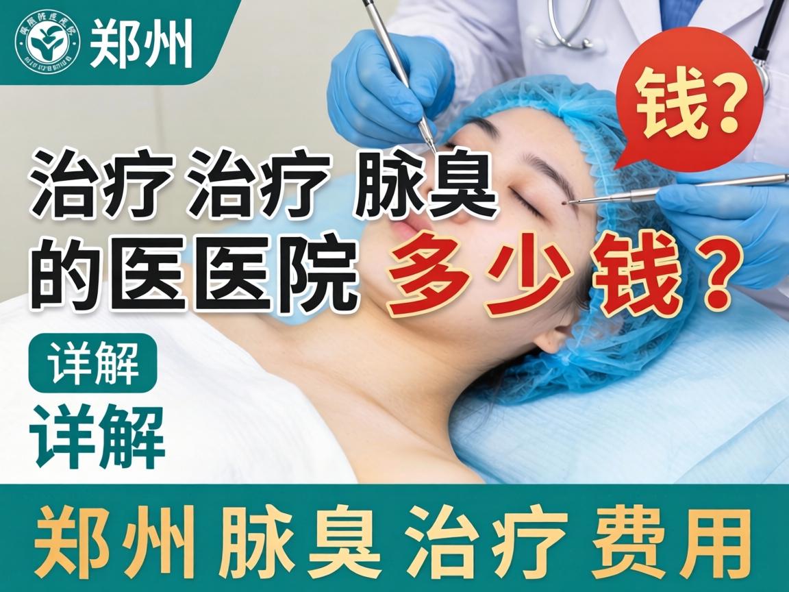 郑州治疗腋臭的医院多少钱？详解郑州腋臭治疗费用