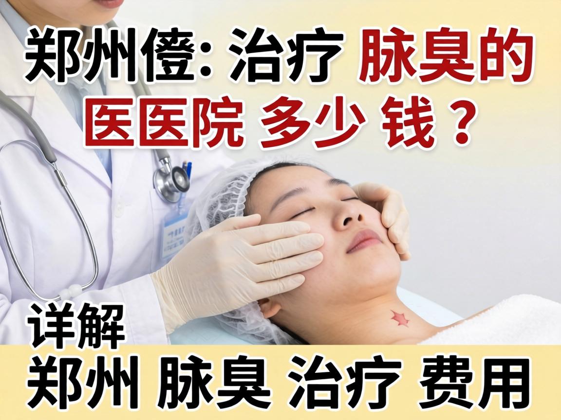 郑州治疗腋臭的医院多少钱？详解郑州腋臭治疗费用