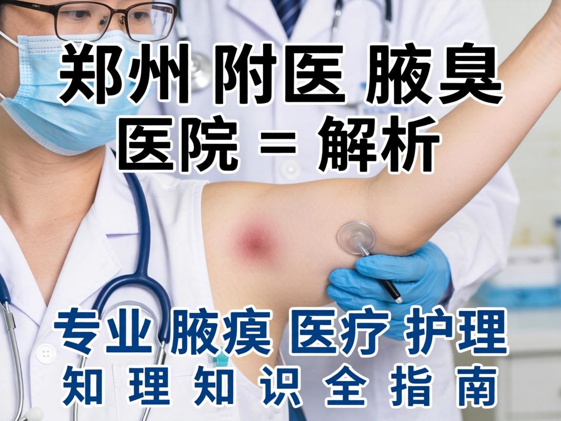 郑州附医腋臭医院解析，专业腋臭医疗护理知识全指南