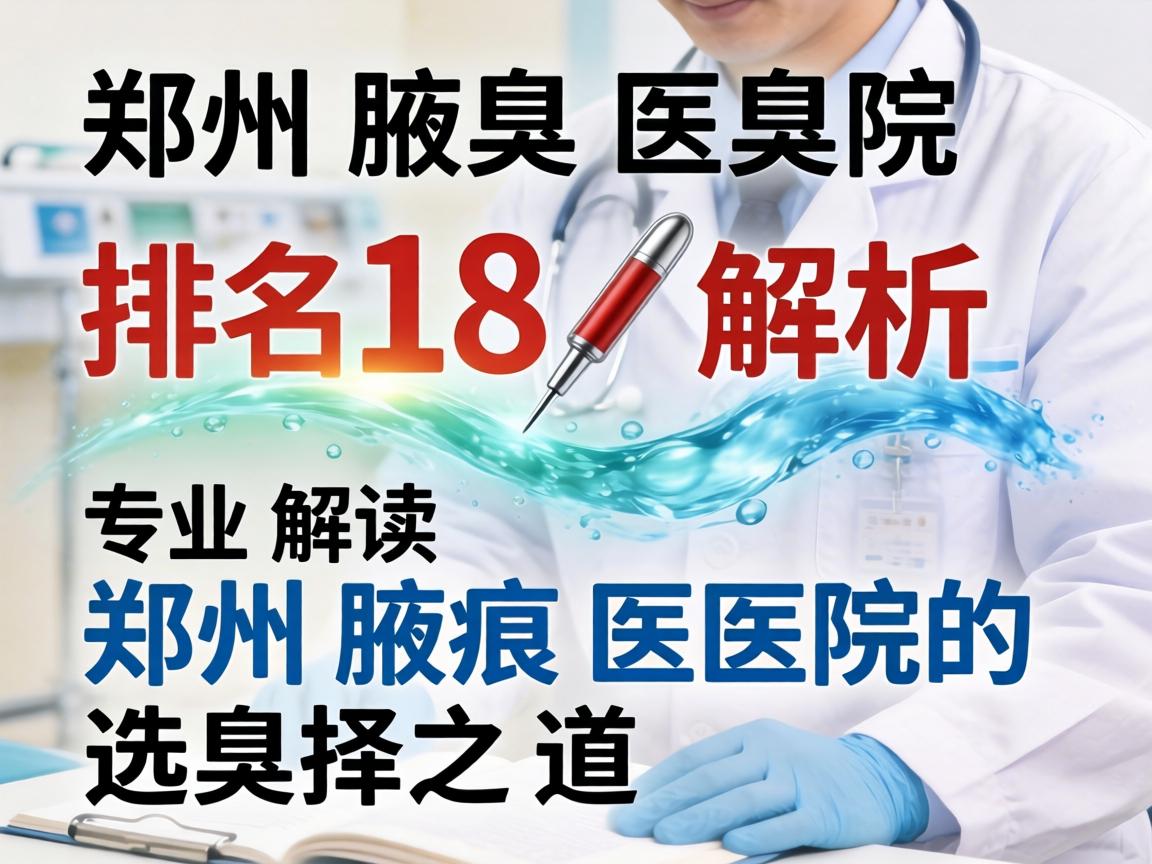 郑州腋臭医院排名解析，专业解读郑州腋臭医院的选择之道