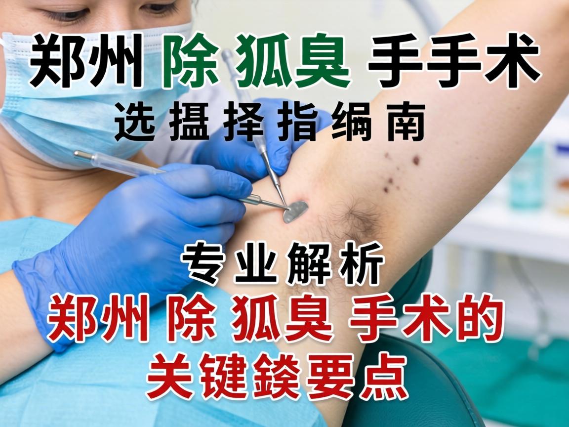 郑州除狐臭手术选择指南,专业解析郑州除狐臭手术的关键要点 郑州除狐臭手术选择指南,专业解析郑州除狐臭手术的关键要点